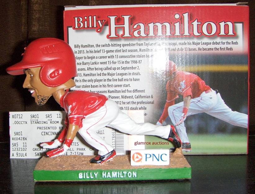 Billy Hamilton Cincinnati Reds Running Bobblehead SGA