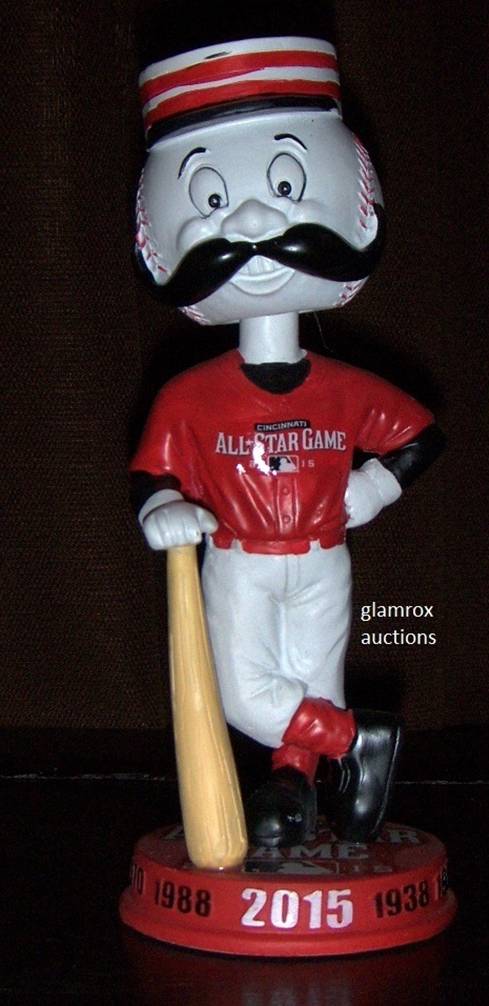 Mr. Redlegs Cincinnati Reds 3 ft Mascot Bobblehead Officially Licensed by MLB