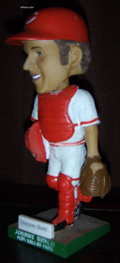 JOHNNY BENCH HALL OF FAME BOBBLEHEAD 