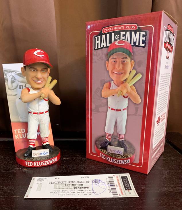 2019 Reds HOF collectible bobblehead for September: Ted Kluszewski